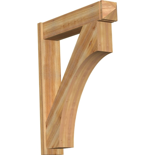 Ekena Millwork Westlake Arts & Crafts Rough Sawn Outlooker, Western Red Cedar, 8"W x 38"D x 46"H OUT08X38X46WTL03RWR - main